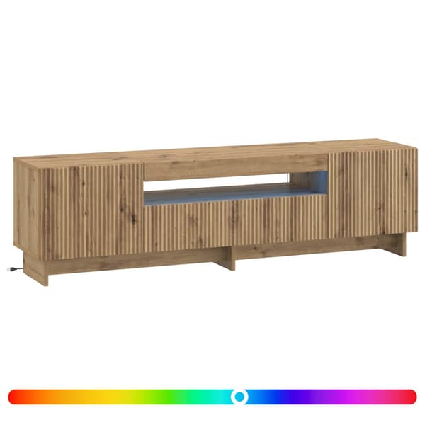 LED TV-skåp Artisan-ek Konstruerat trä