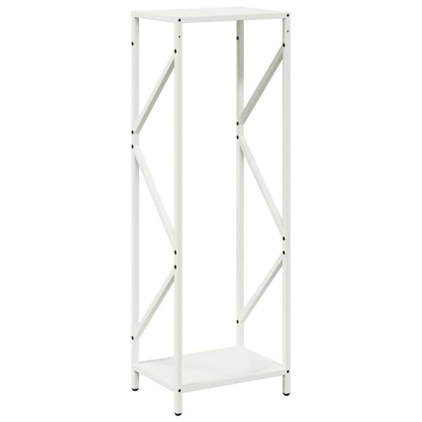 Vedställ vit 34x25x100 cm kallvalsat stål