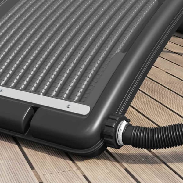 Välvd solpanel för pool 3 st 110x65 cm