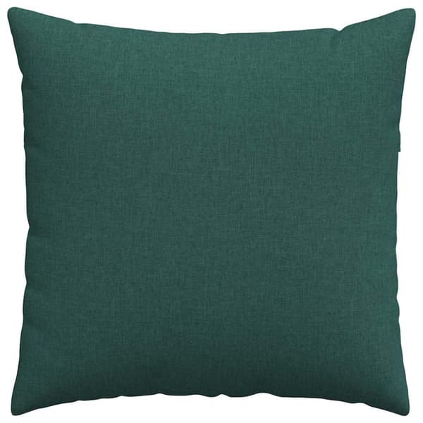 Sofakuddar 2 pcs Mörkgrön 80 x 80 cm tyg