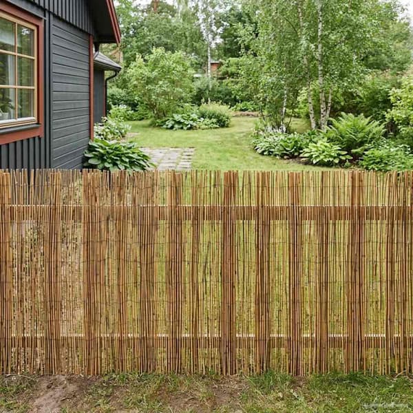 Trädgårdsstängsel Karbomiserad