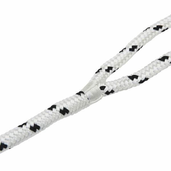 Båtsnöre 15 m 1 Vit och svart Polyester