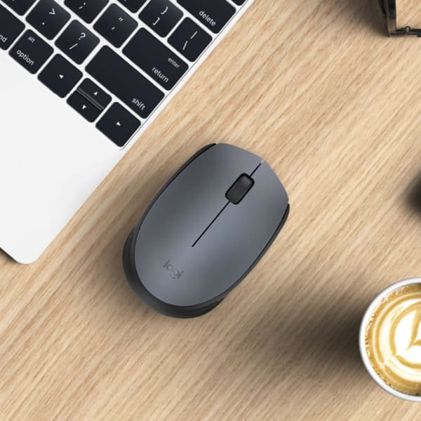 Logitech M170 Grey-K datormöss Ambidextrous RF Trådlös Optisk 1000 DPI