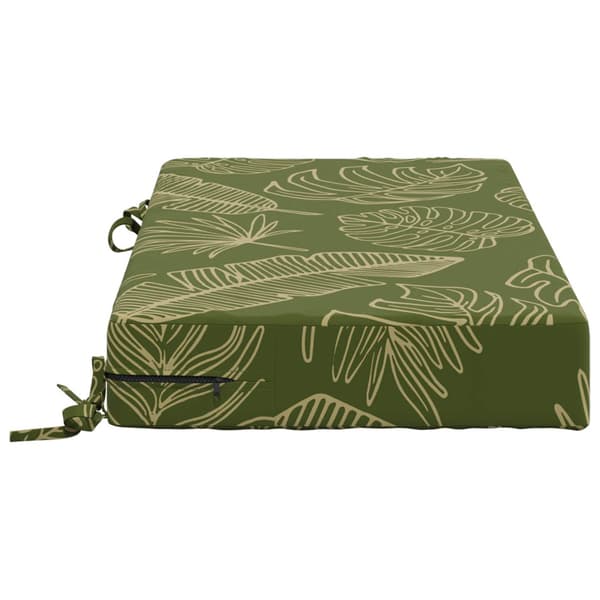 Sittkudde SOEST 100% Polyester Bladdesign 70 x 40 x 10 cm