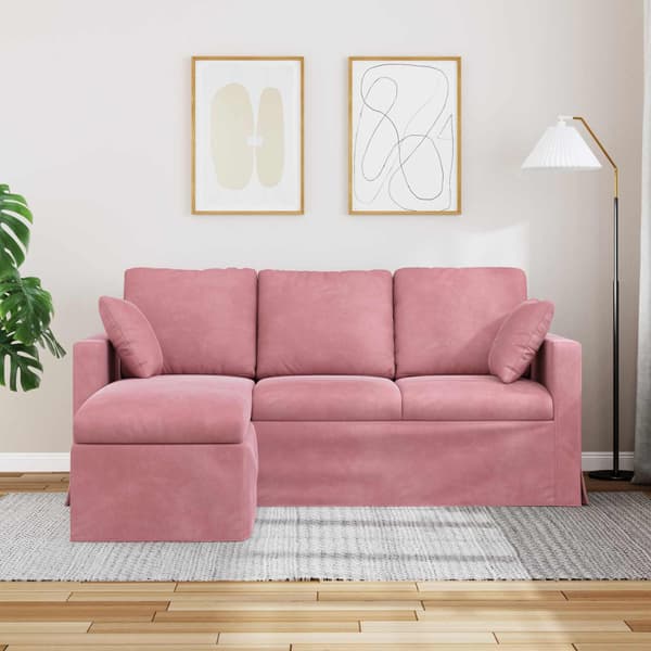 Soffa Rosa 178 x 134 x 80 cm Sammet
