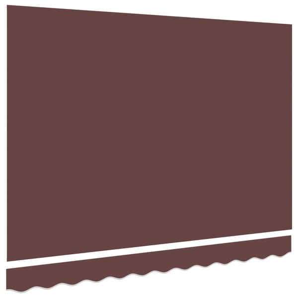 Markisväv Brun 3 x 2 m Polyester
