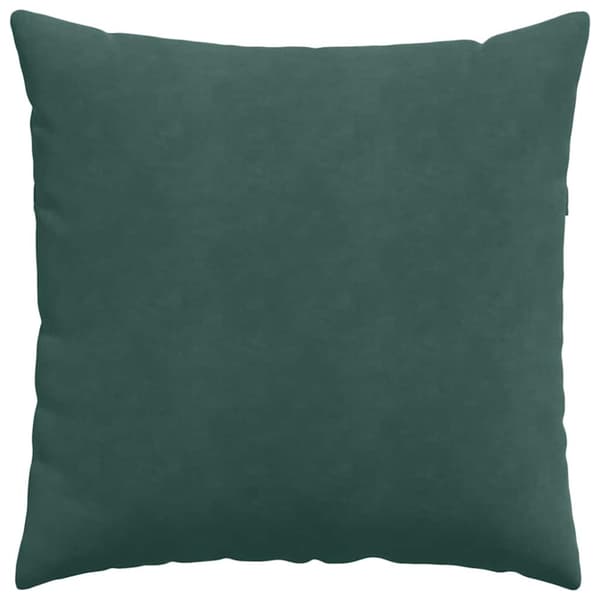 Sofakuddar 2 pcs Mörkgrön 60 x 60 cm Kordread tyg