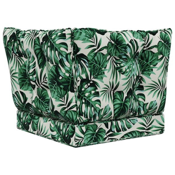Utomhus Soffa Kudde 3 pcs Bladmönster Polyester