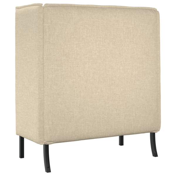 Hög Ryggsoffa 101cm Kräm tyg