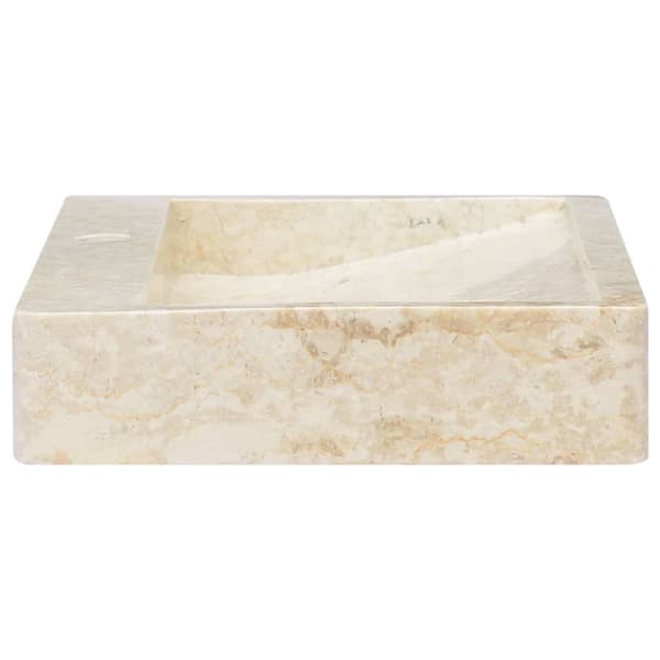 Handfat gräddvit 58x39x10 cm marmor