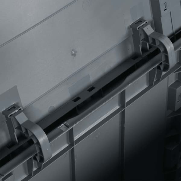 Dynbox 90 liter grå PP-träliknande
