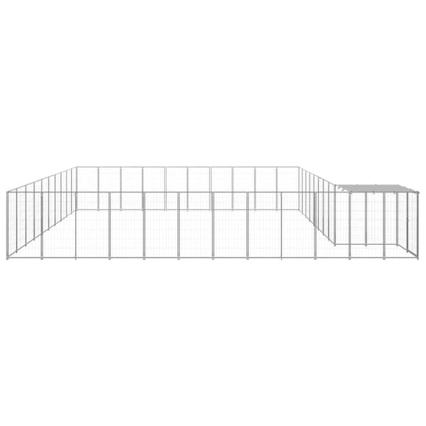 Hundgård silver 31,46 m² stål