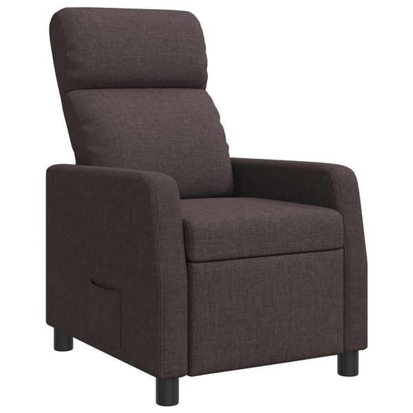 Recliner Mörkbrun Tyg