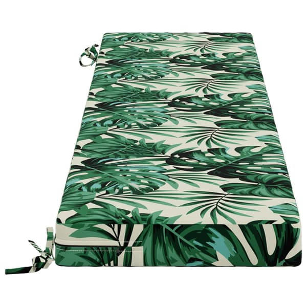 Bänk kudde SOEST 100% Polyester Bladmönster 140 x 40 x 8 cm