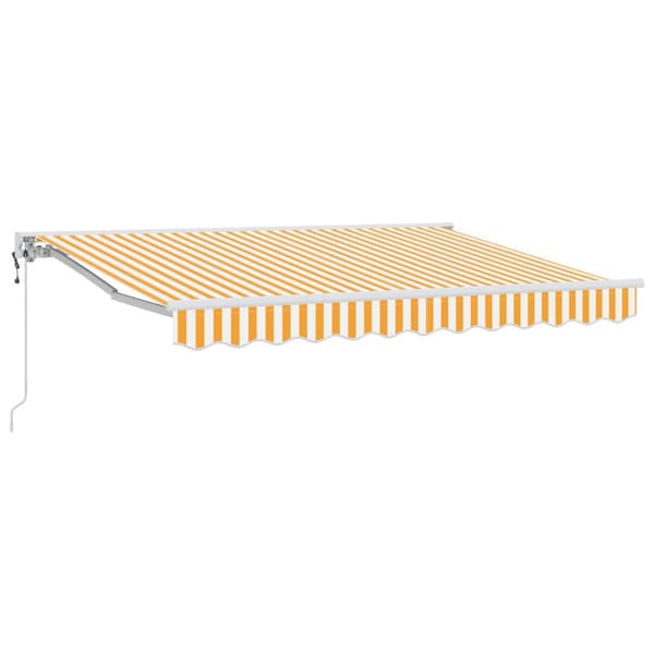 Elektrisk Retraktabel Markis Orange 3,5 x 2,5 m