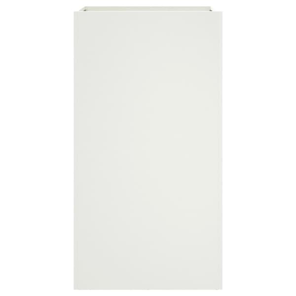 Odlingslåda vit 42x38x75 cm kallvalsat stål