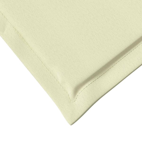 Sitt- och Ryggkuddar 2 pcs Gräddvit 47 x 45 x 2 cm Polyester