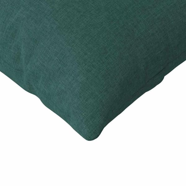 Sofakuddar 2 pcs Mörkgrön 200 x 40 cm tyg