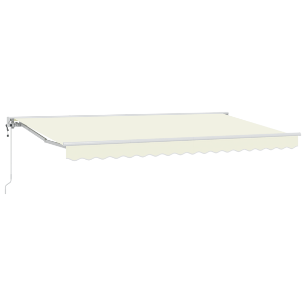 Markisram Kräm 400 x 200 cm Polyester med PU-beläggning
