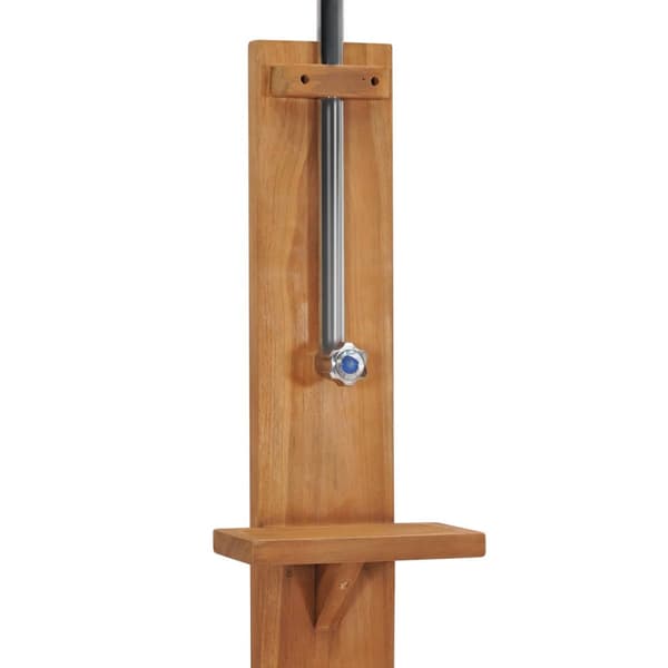 Trädgårdsdusch 75x75x210 cm massiv teak