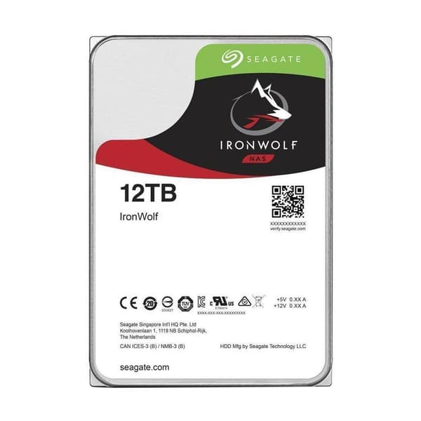 Seagate NAS HDD IronWolf 3.5" 12 TB Serial ATA III