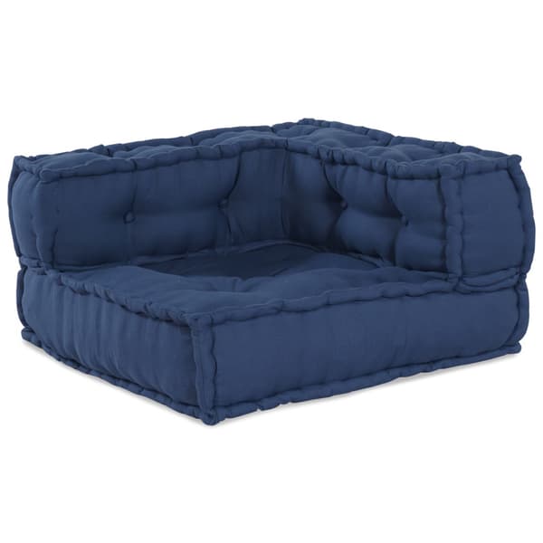 Modulsofa enhet 4 pcs Indigo Tyg
