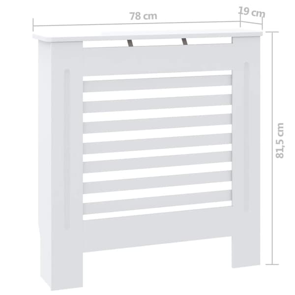 Elementskydd MDF vit 78 cm