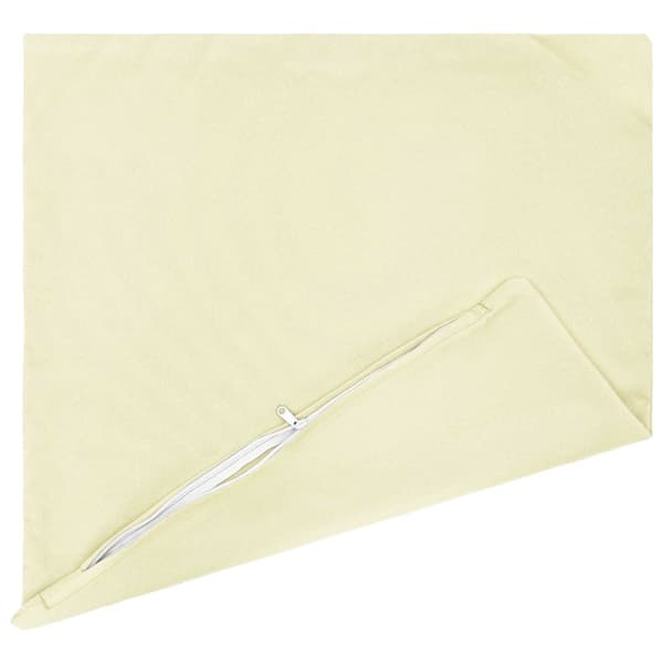 Kuddöverdrag 12 st HEERLEN Gräddvit 40 x 40 cm Polyester