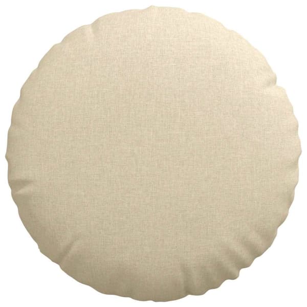 Sittkuddar 2 pcs Kräm Ø50 x 19 cm tyg