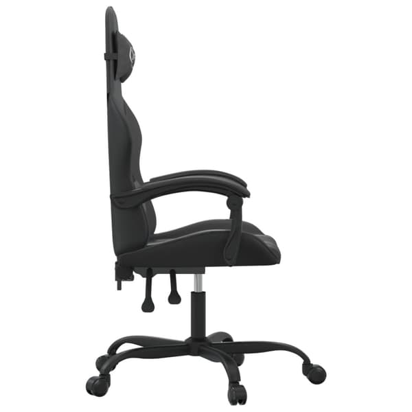 Gamingstol svart konstläder
