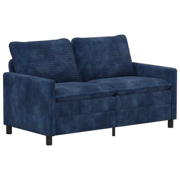 Soffa Mörkblå 156 x 81 x 87,5 cm Polyester
