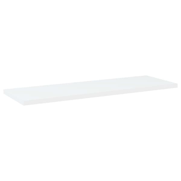 Hyllplan 4 st vit 60x20x1,5 cm konstruerat trä