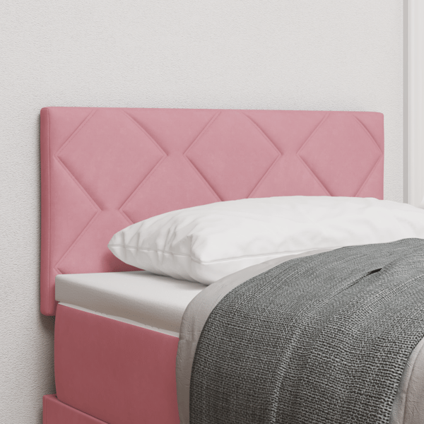 LED huvuddyna Rosa 80 cm Sammet
