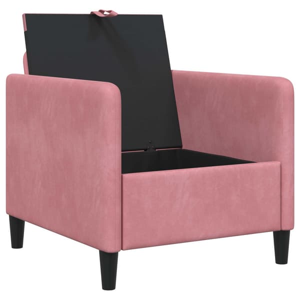 Soffa med förvaring Rosa 72 x 78 x 87 cm Polyester