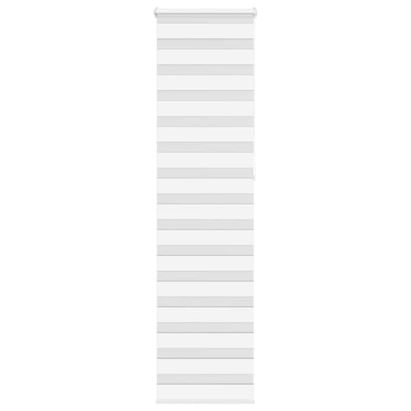 Rullgardin zebra vit 65x230 cm tyg bredd 60,9 cm polyester