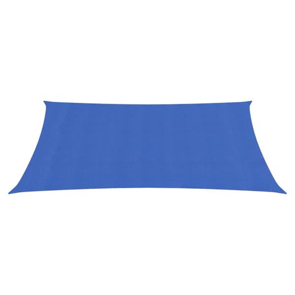 Solsegel 160 g/m² rektangulär blå 3x4 m HDPE