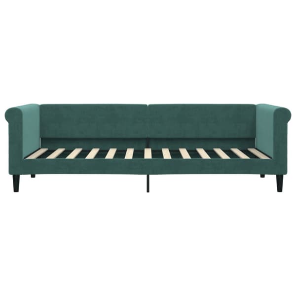Dagbädd mörkgrön 80x200 cm sammet