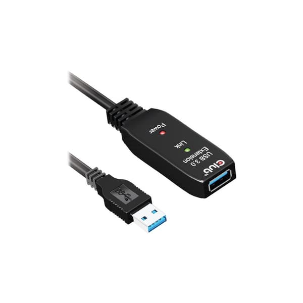 Club 3D - USB-förlängningskabel - USB typ A till USB typ A - 5 m