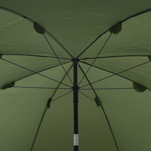 Fiskestångsparaply Gul armé 220 x 185 cm Oxford Polyester