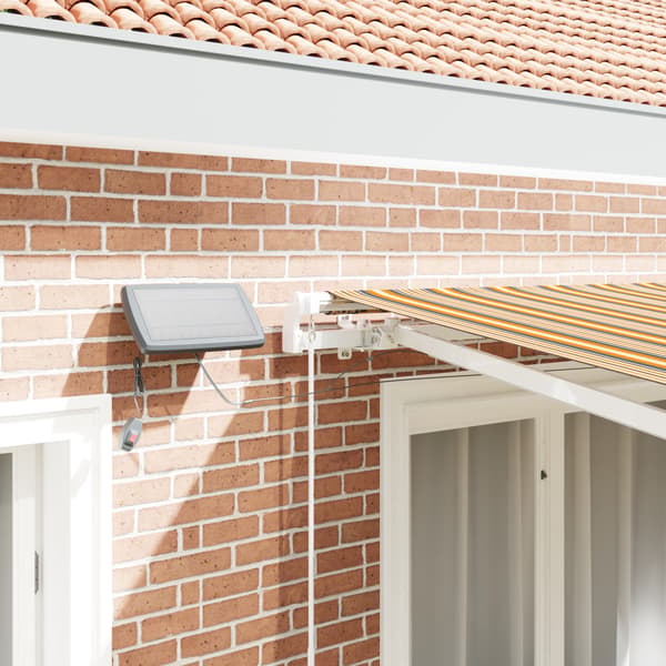 Utfällbar markis med 350 x 250 cm tyg