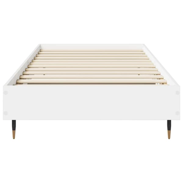 Sängram Vit 80 x 200 cm Konstruerat trä