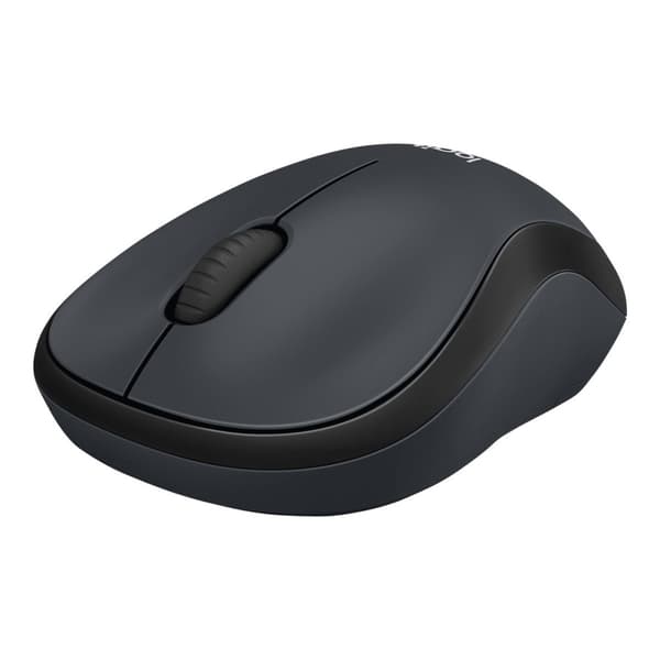 Logitech M220 Silent - mus - 2.4 GHz - träkol