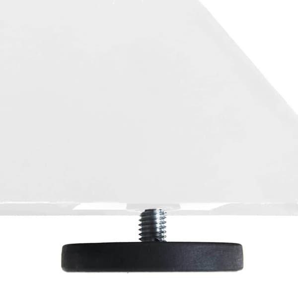 Matbordsben spindelformad vit 85x85x(72-73) cm stål