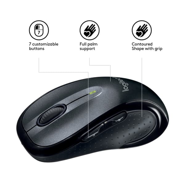 Logitech M510 datormöss RF Trådlös laser