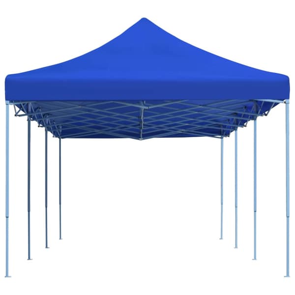 Pop-Up hopfällbart partytält blå 3x9 m