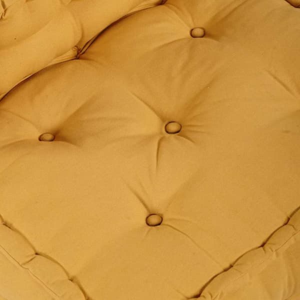 Modulär soffa gul 70x70x54 tyg