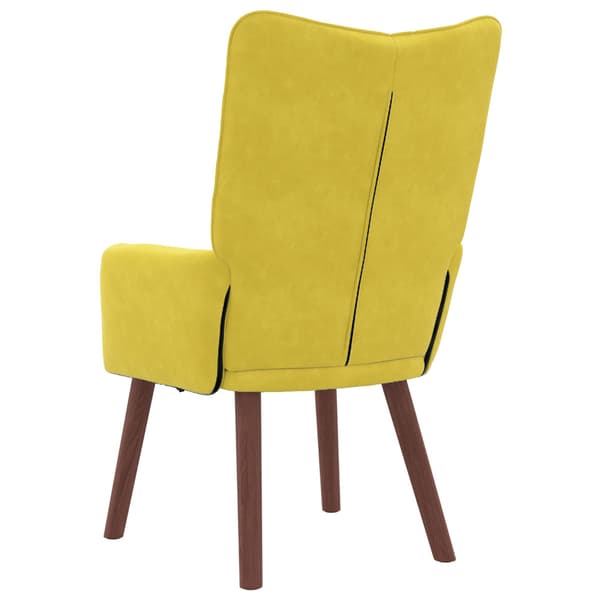 fåtölj Gul 63 x 67 x 94 cm Sammet
