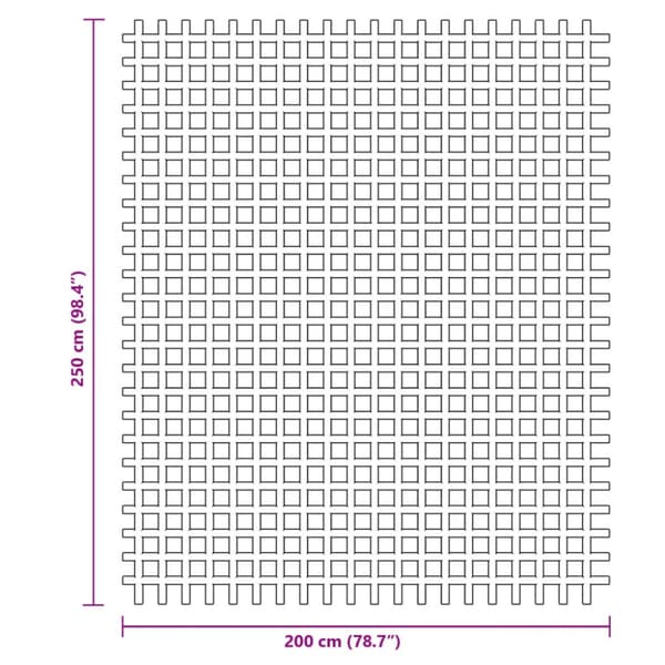 Tältmatta antracit 2,5x2 m