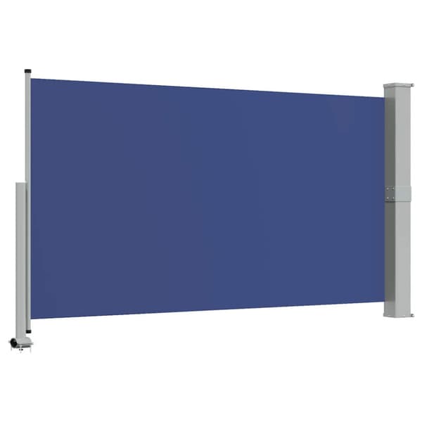 Infällbar sidomarkis 140 x 300 cm blå