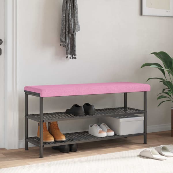 Bänk kudde Tyg Rosa Djup 35 cm